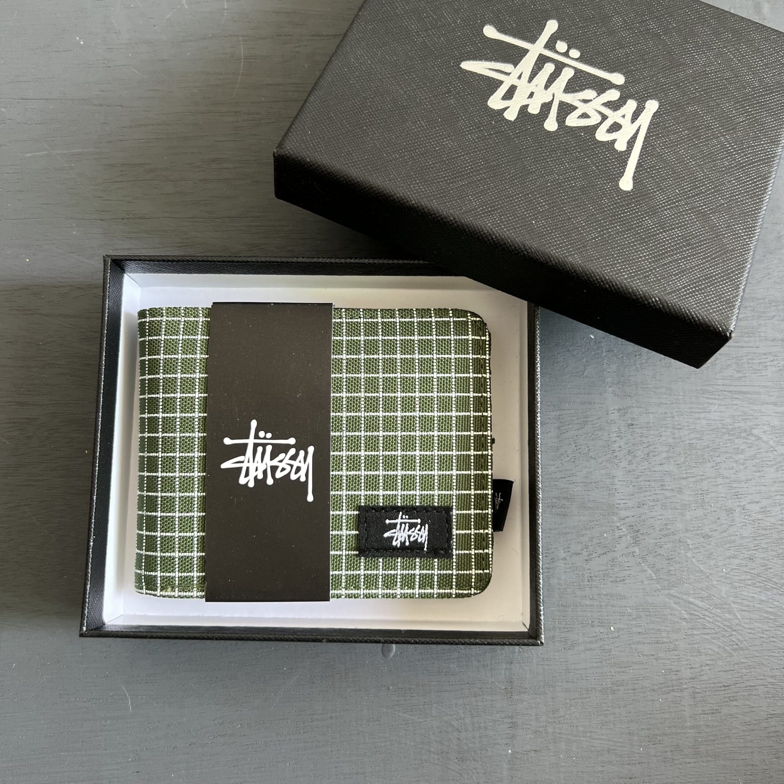 Stussy Men’s Casual Short Wallet Multi-Card Slot Japanese Style
