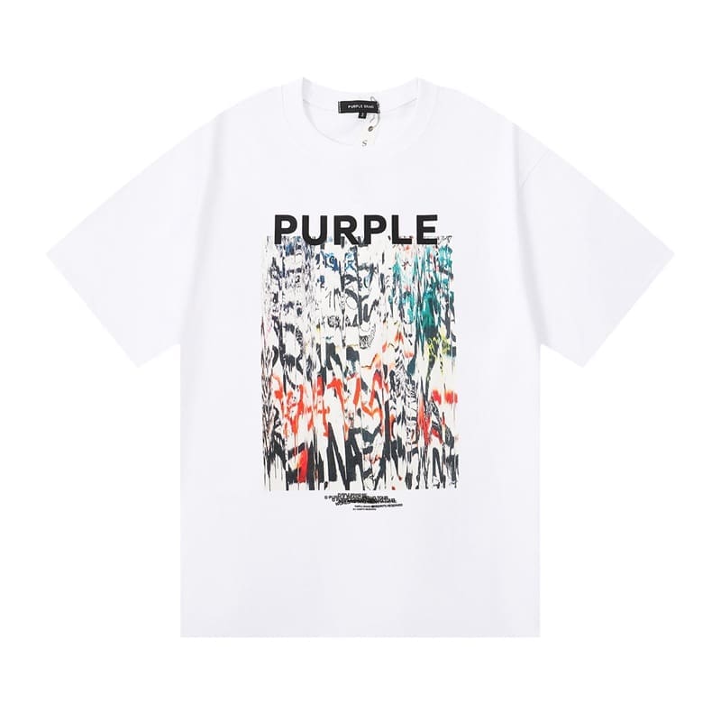 pu*re b*and loose cotton t-shirt round neck short sleeves for men