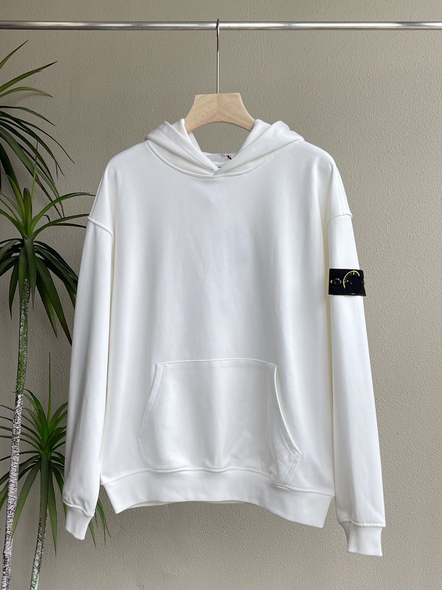 Stone Island Hooded Cuffband Terry Sweatshirt and Sweatpants Set