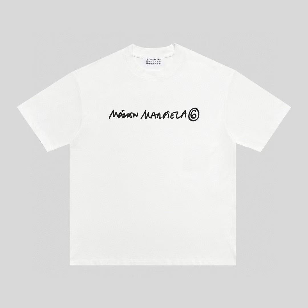 Maison Margiela MM6 Cotton Short Sleeve T-Shirt for Men and Women