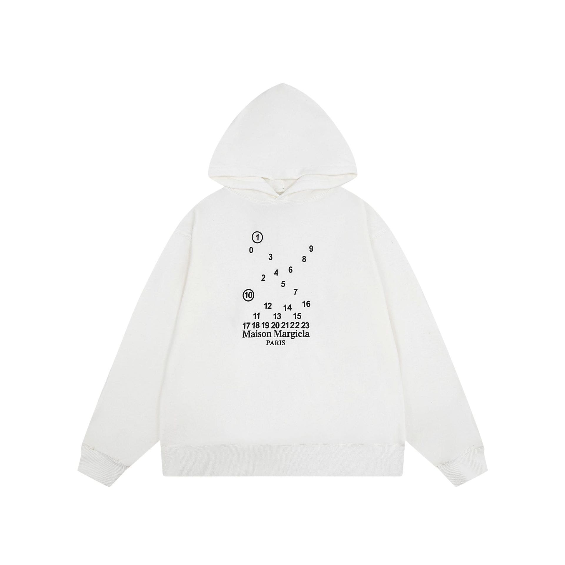Maison Margiela MM6 Terry Hoodie Sweater for Men and Women B