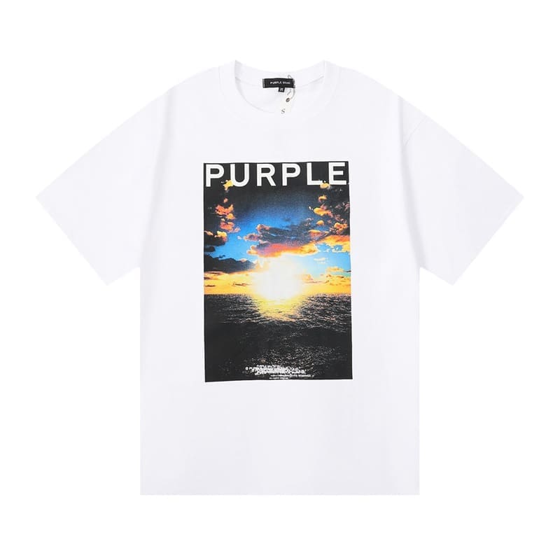 pu*re b*and loose cotton t-shirt round neck short sleeves for men