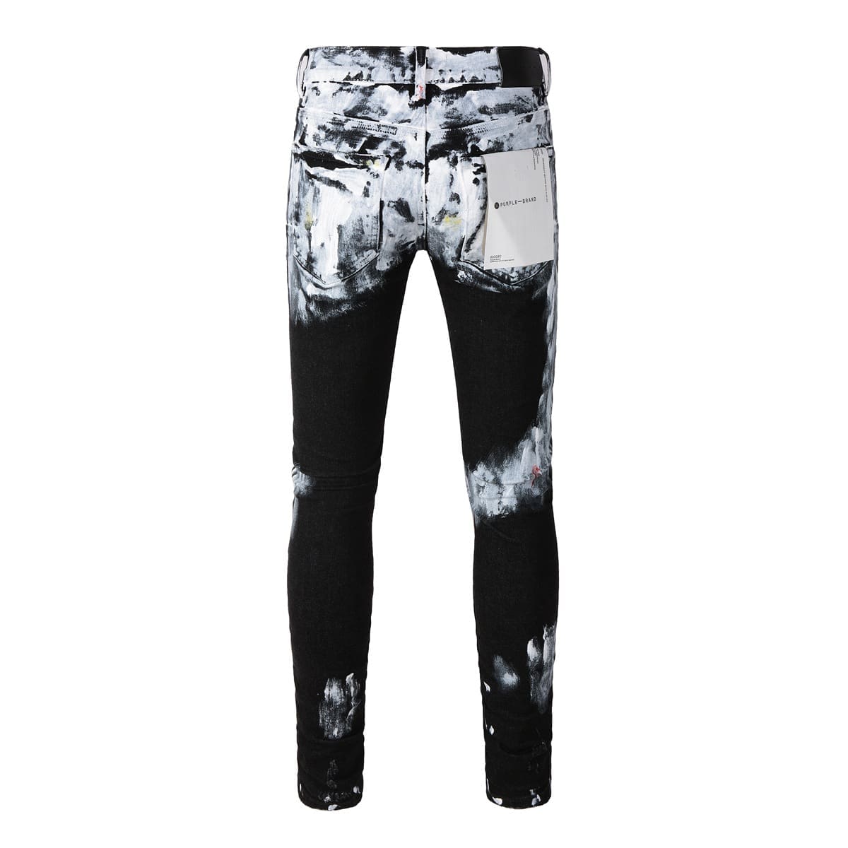 pu*re b*and high street white paint distressed jeans 9020