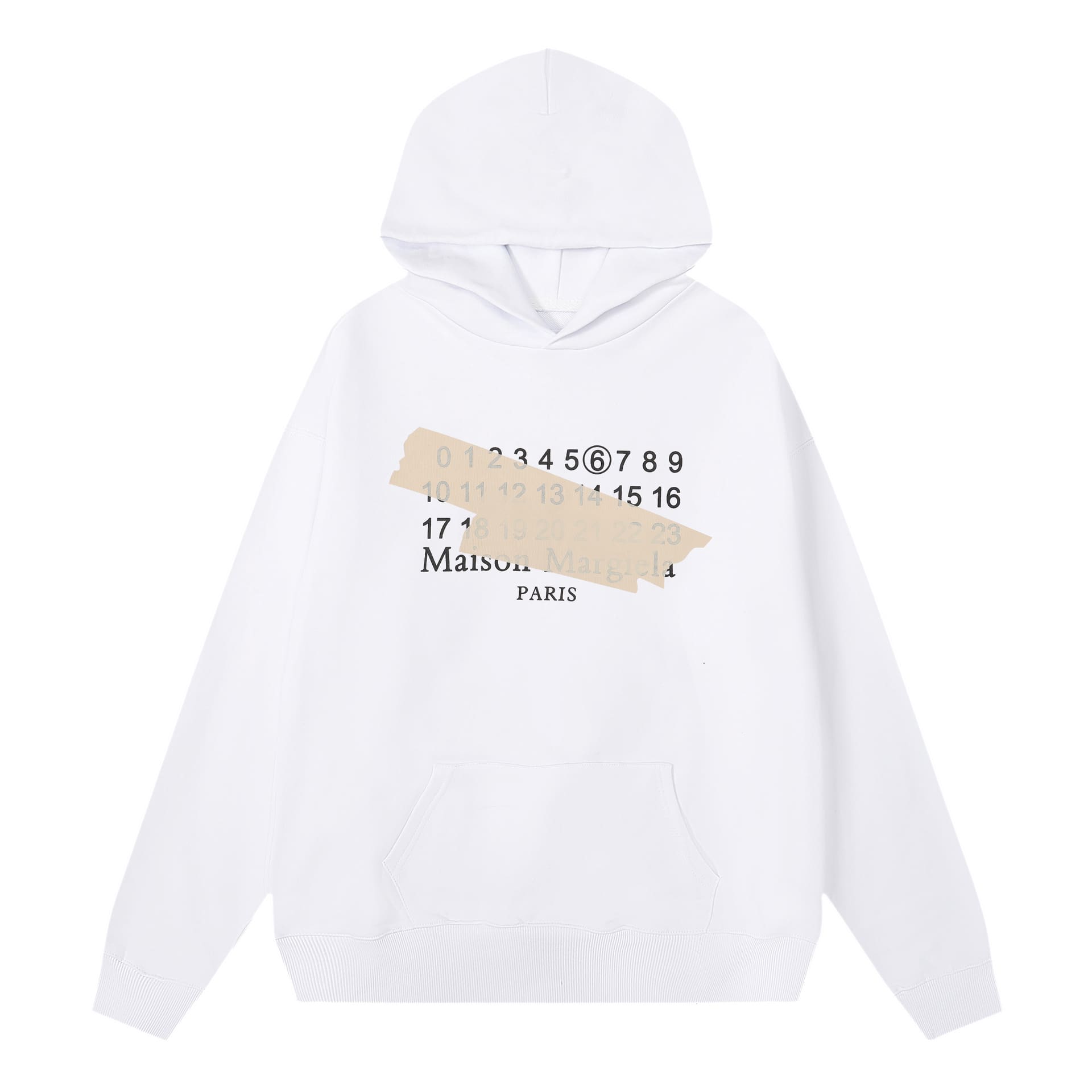 Maison Margiela MM6 Terry Hoodie Sweater for Men and Women A