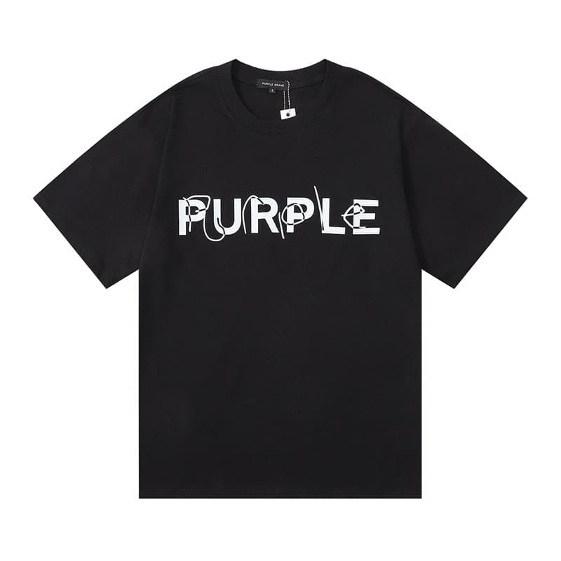pu*re b*and loose cotton t-shirt round neck short sleeves for men