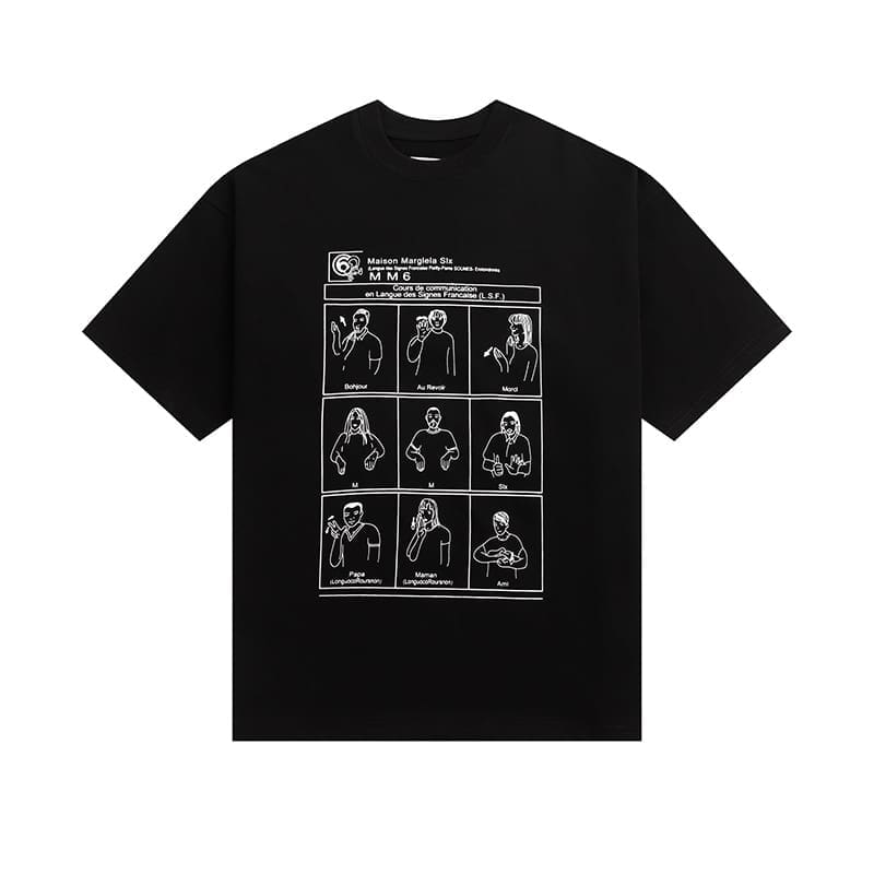 Maison Margiela MM6 Digital Pattern Short Sleeve T-Shirt Series A