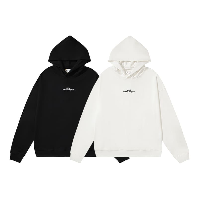 Maison Margiela MM6 Embroidered Logo Oversize Hoodie for Men and Women