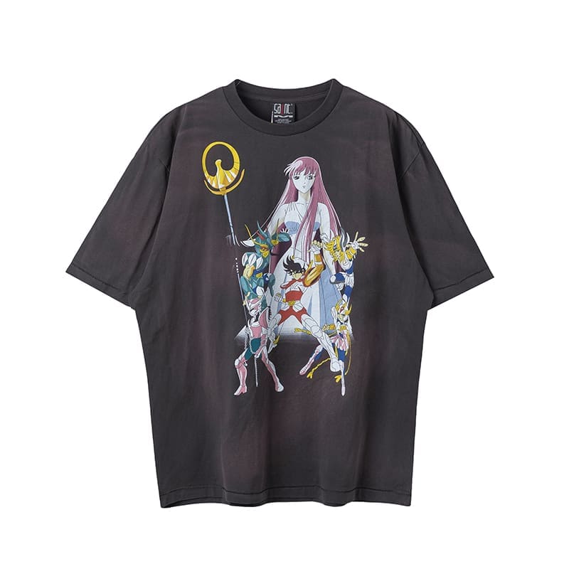 Saint Michael Vintage Washed VTG Short Sleeve T-Shirt for Men and Women