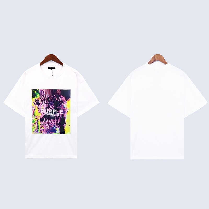 pu*re b*and direct injection print t-shirt american high street style