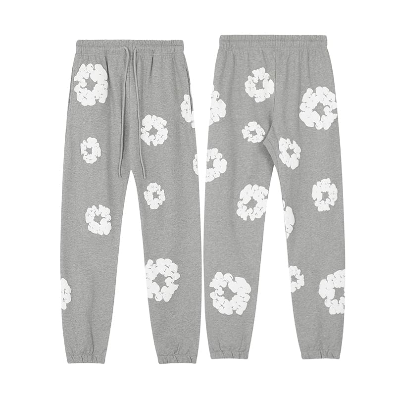 Denim Tears Embroidered Puff Print Sweatshirt and Sweatpants Set