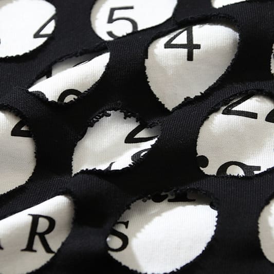 Maison Margiela MM6 Digital Print Loose Hoodie for Men and Women