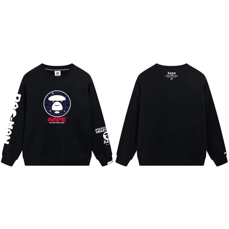 AAPE Ape Head Camouflage Loose Terry Hoodie for Men and Women