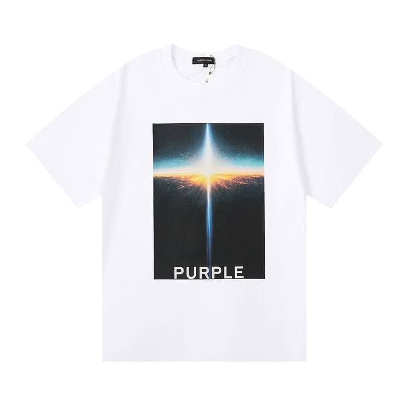 pu*re b*and loose cotton t-shirt round neck short sleeves for men
