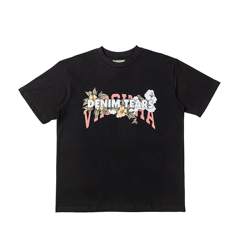 Denim Tears Oil Painting T-Shirt for Spring and Summer