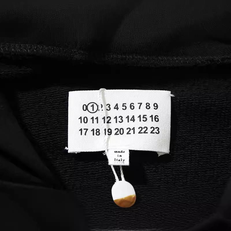Maison Margiela MM6 Plus Size Terry Cardigan Hoodie Sweater