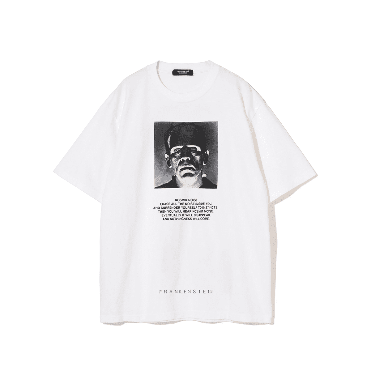 Undercover Retro Washed Print Loose Short Sleeve T-Shirt for Men and Women