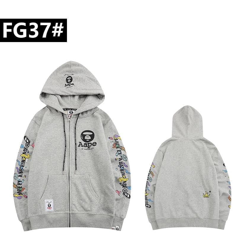 AAPE Ape Head Camouflage Hoodie for Men and Women