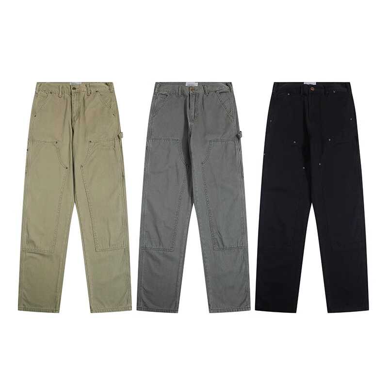 Carhartt Washed Canvas Overalls Straight Fit