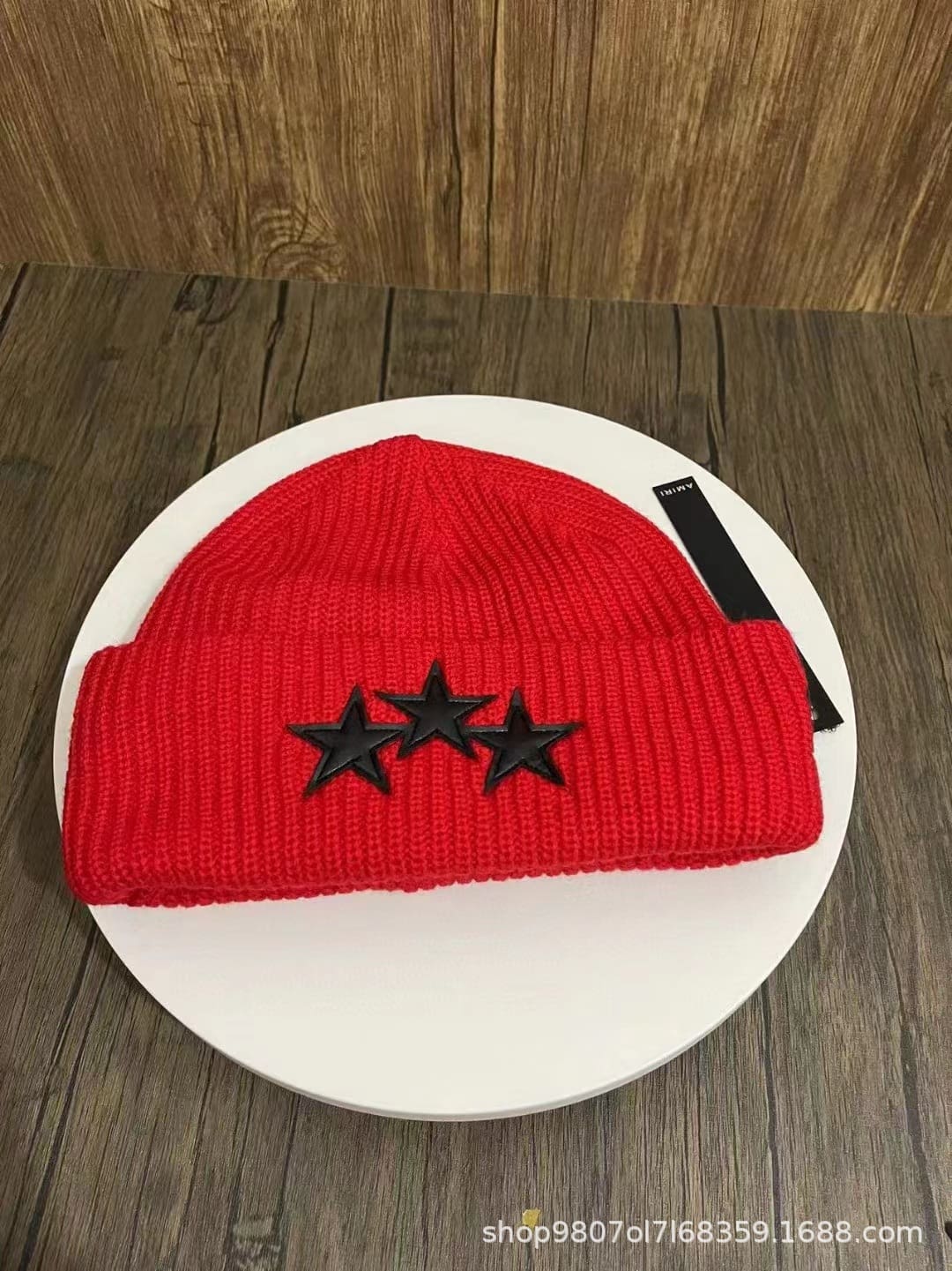 Amiri Embroidered Woolen Cap Knitted Hat for Men and Women