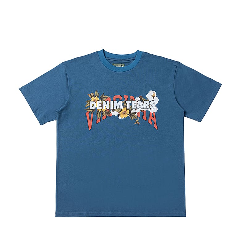 Denim Tears Oil Painting T-Shirt for Spring and Summer