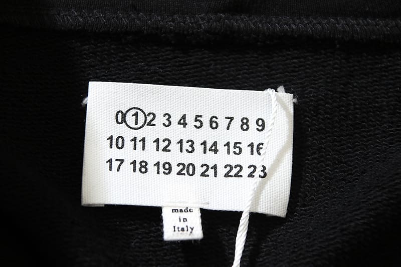 Maison Margiela MM6 Terry Cardigan Zipper Hoodie for Men and Women