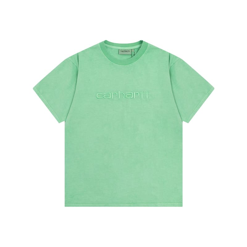 Carhartt Letter Embroidered Crew Neck T-Shirt Casual Style