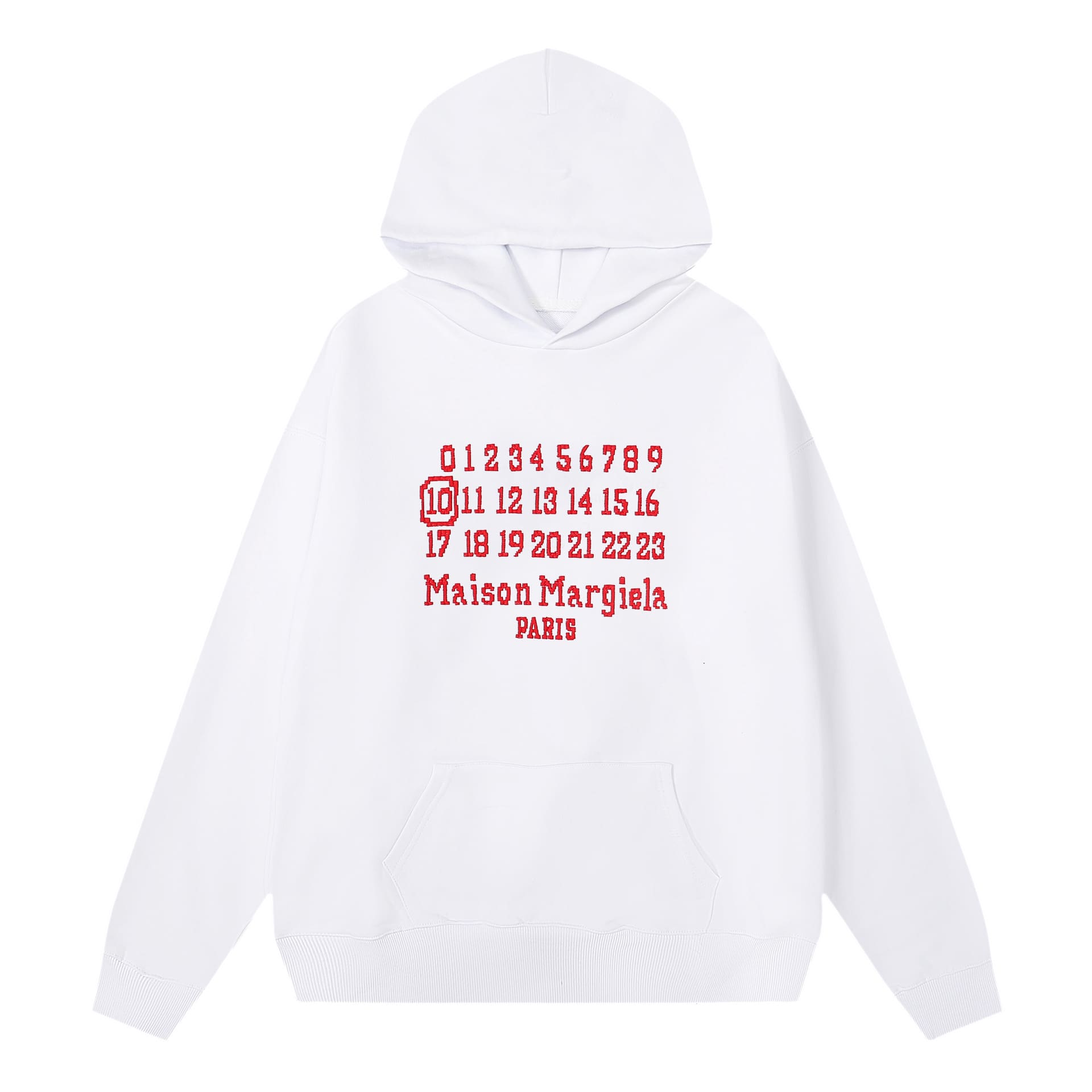 Maison Margiela MM6 Terry Hoodie Sweater for Men and Women A
