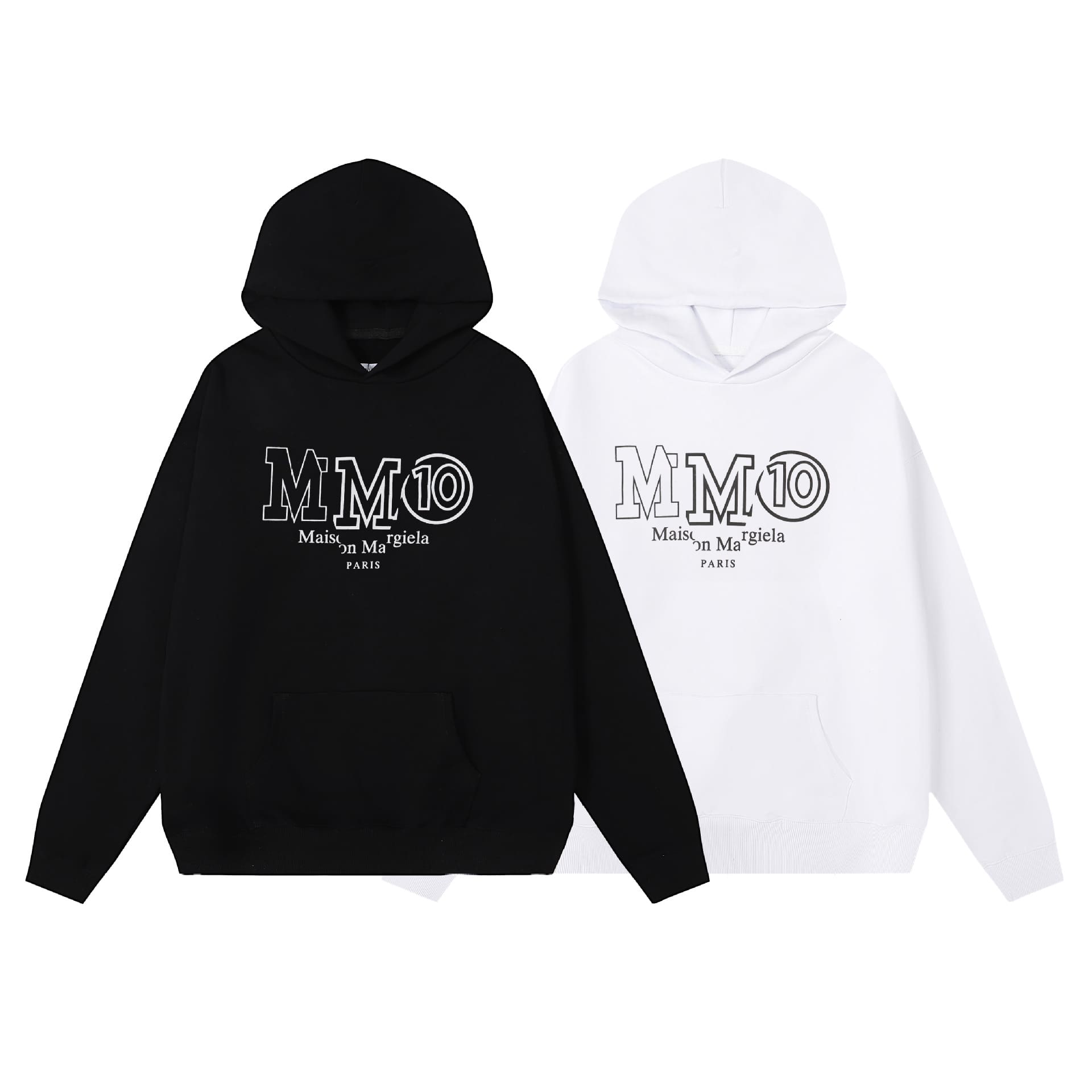 Maison Margiela MM6 Terry Hoodie Sweater for Men and Women A