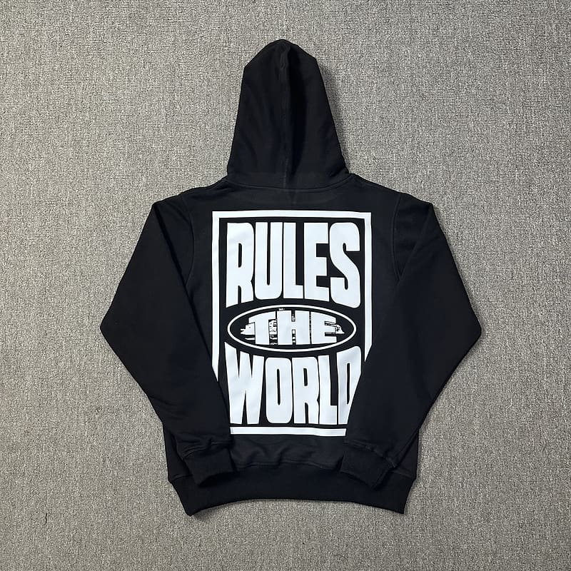 Corteiz Devil Island Terry Hoodie and Sweatpants Set for Men and Women