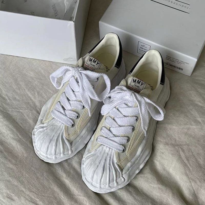 Maison Mihara MMY Dissolved Shell Toe Skate Shoes for Men