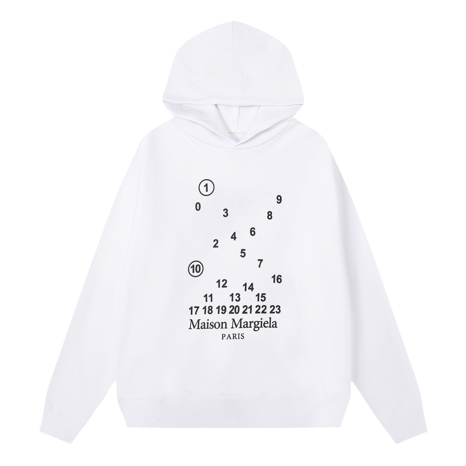 Maison Margiela MM6 Terry Hoodie Sweater for Men and Women A