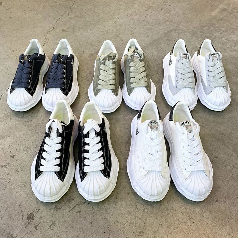 Maison Mihara MMY Dissolved Shell Toe Skate Shoes for Men
