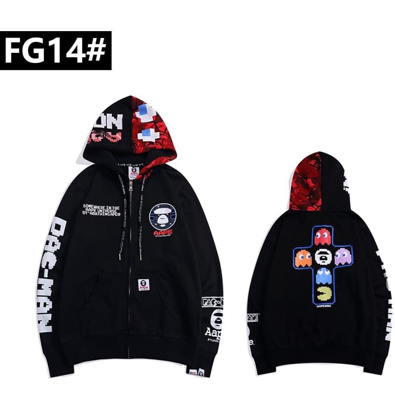 AAPE Ape Head Camouflage Hoodie for Men and Women