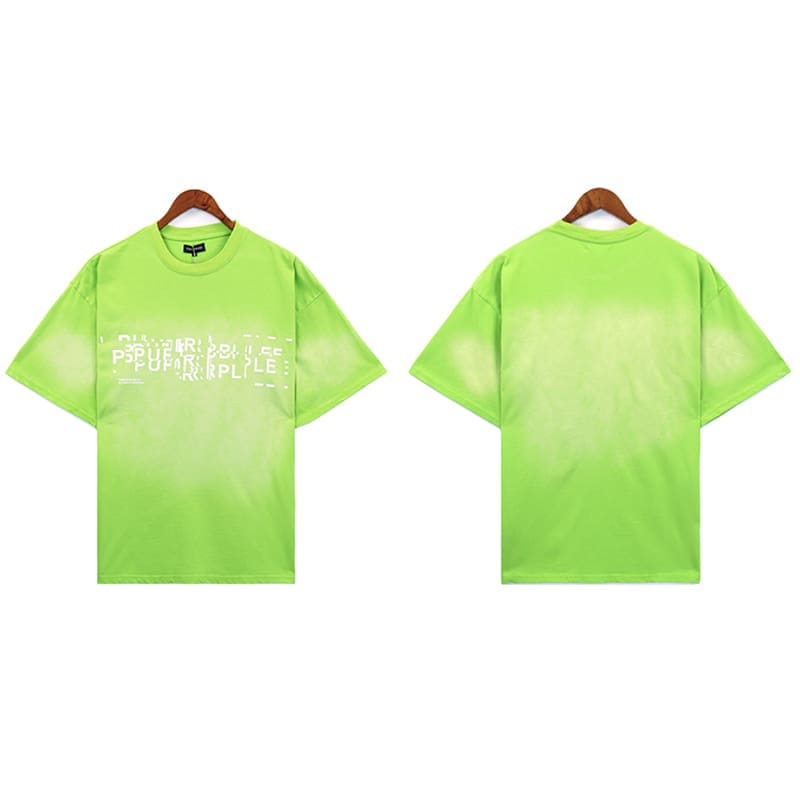 vlone fog pu*re b*and washed cotton t-shirt with glitch sports shorts