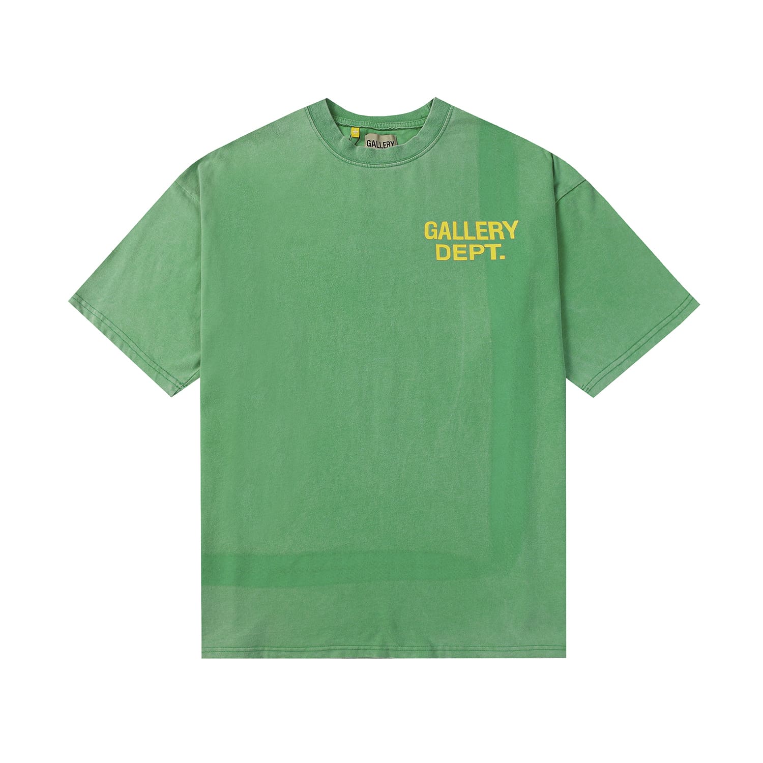 Gallery Dept Retro Paint-Splattered Graffiti Cotton T-Shirt for Men and Women