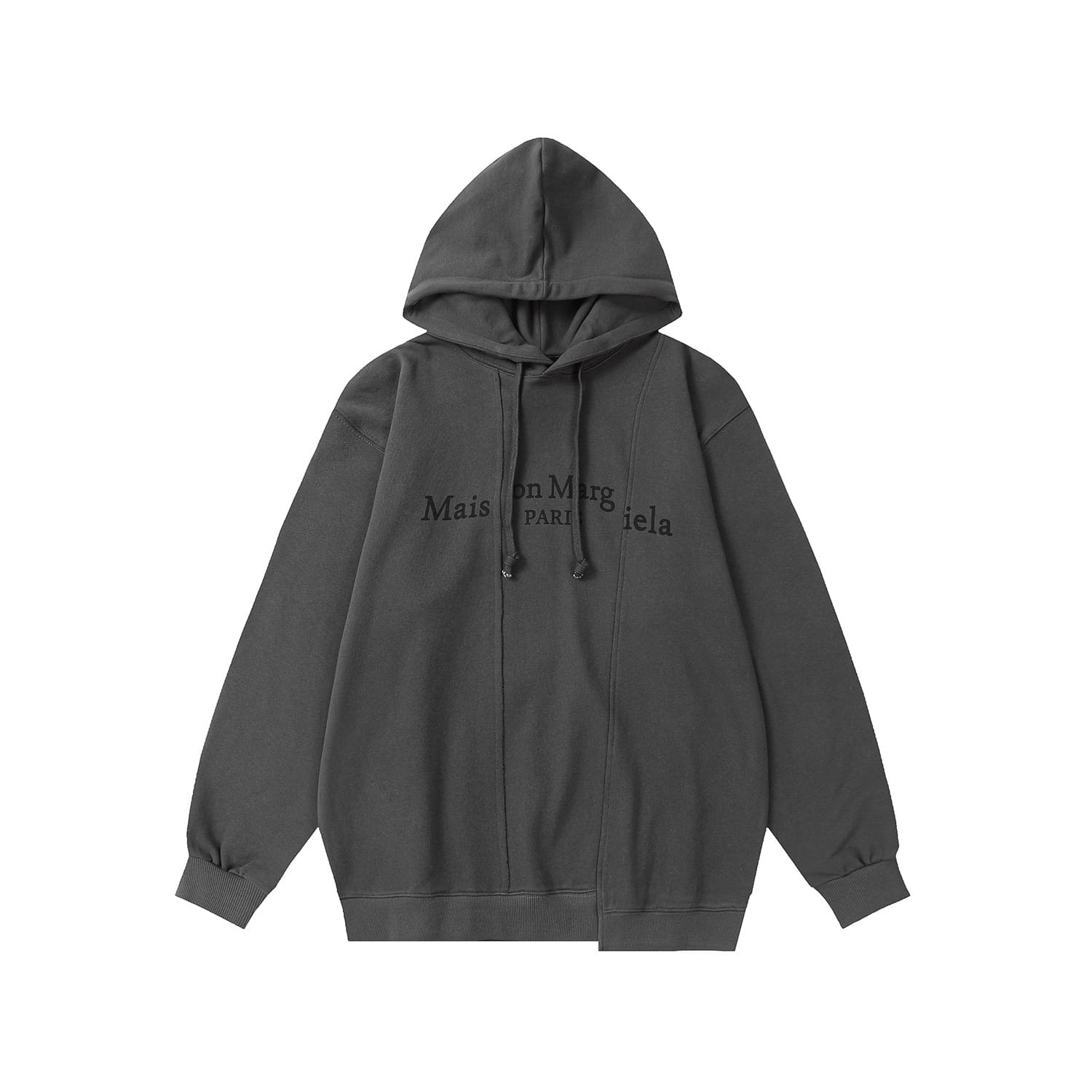 Maison Margiela MM6 Stitching Dislocation Loose Hoodie for Men and Women