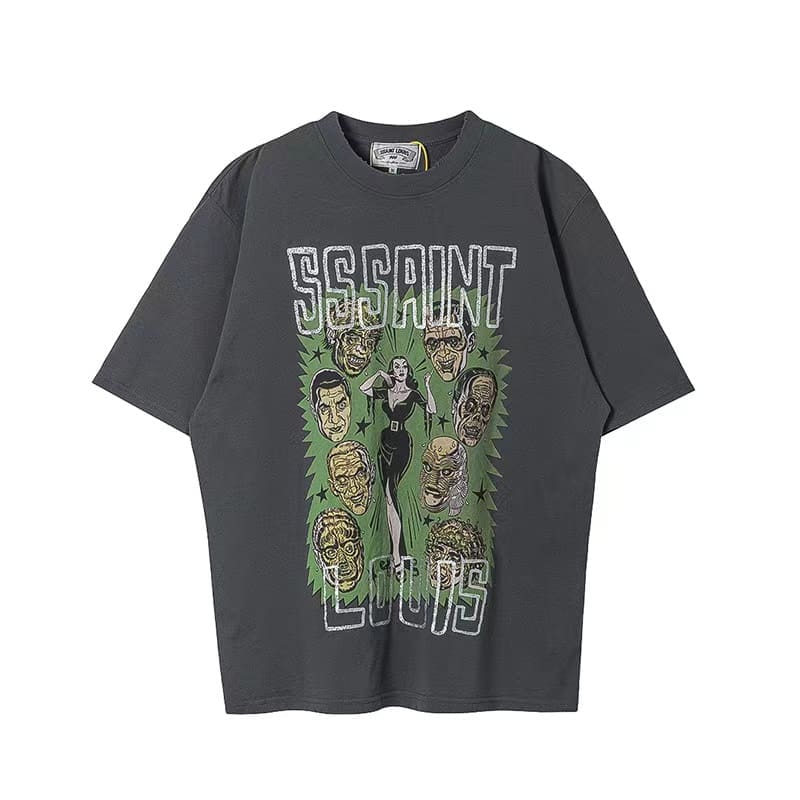 saint L**is hot drill vintage washed vtg short sleeve t-shirt for men