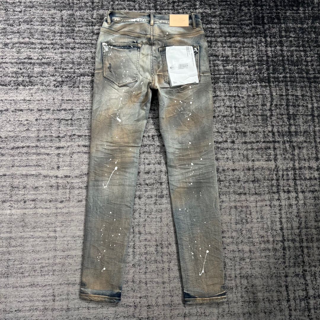 pu*re b*and high street ripped slim fit men’s jeans
