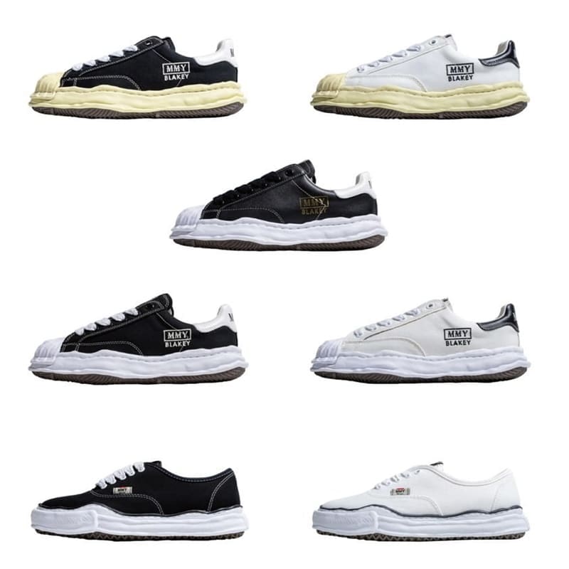 Maison Mihara MMY Dissolved Shell Toe Skate Shoes for Men