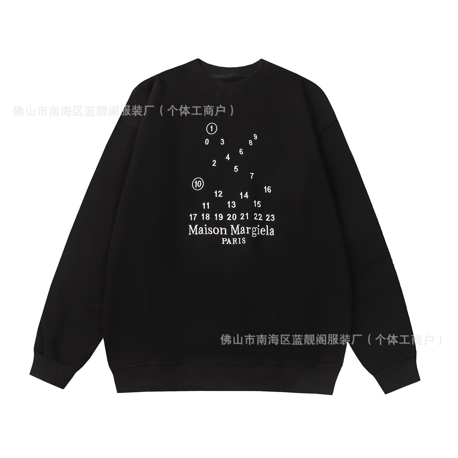 Maison Margiela MM6 Terry Round Neck Sweater for Men and Women