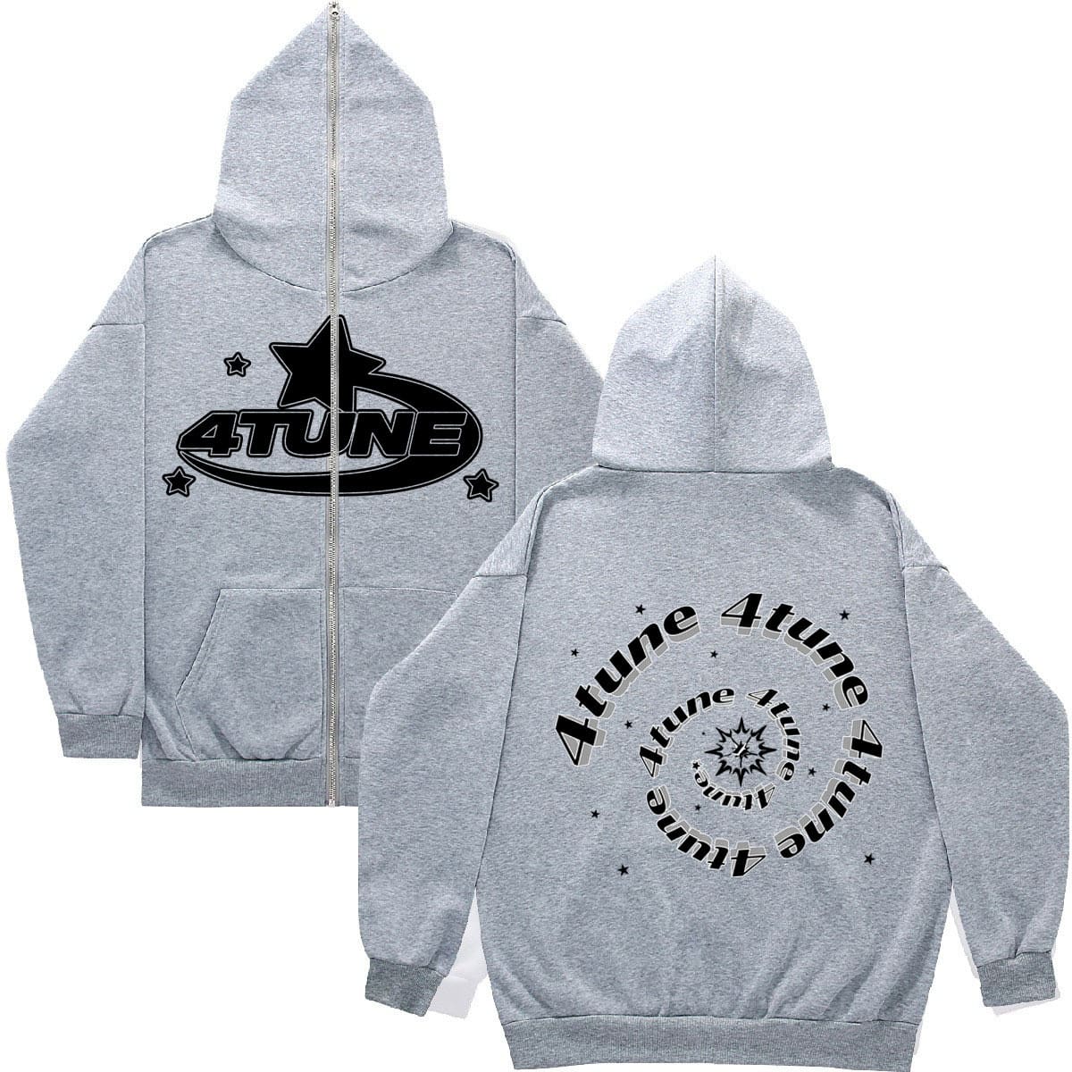 full F**e zipper hoodie men’s american retro y2k style