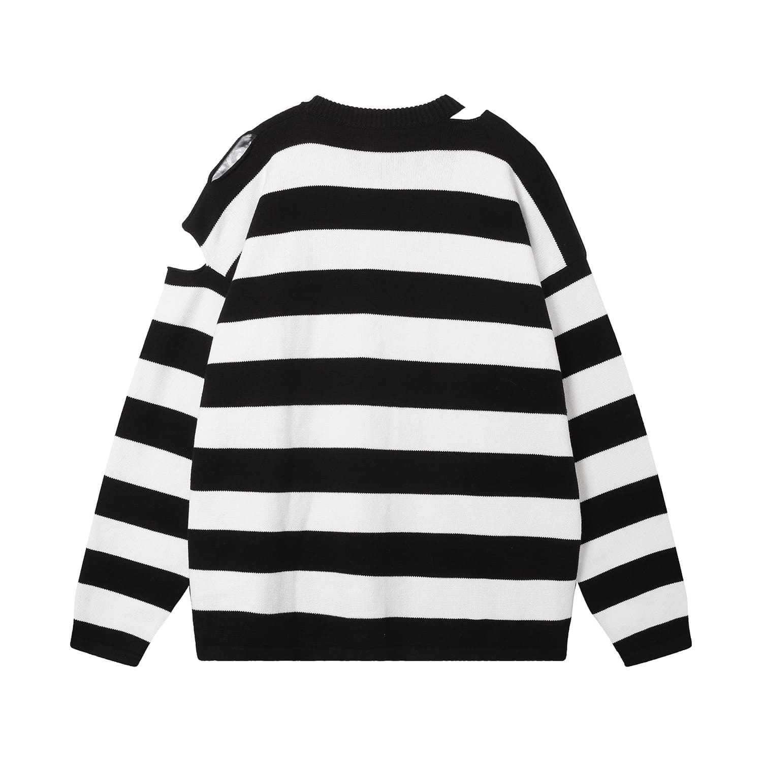 Maison Margiela MM6 Letter Embroidered Loose Crew Neck Sweater