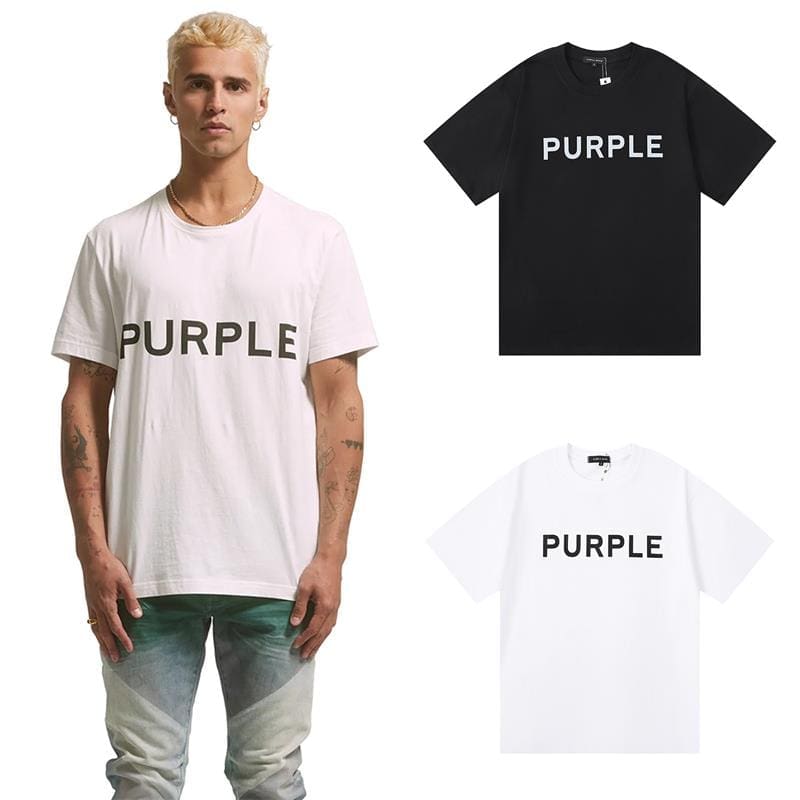 pu*re b*and letter print casual loose pop t-shirt