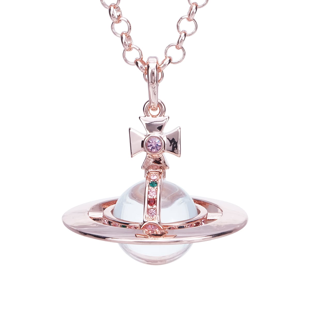 Vivienne Westwood Saturn Large Three-Dimensional Planet Necklace Classic Style