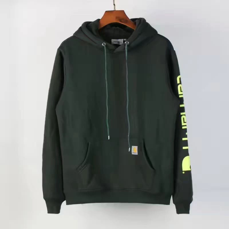 Kaha Kirin Hooded Sweater Reflective Print Fleece-Lined Hoodie