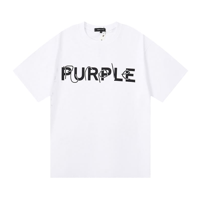 vlone fog pu*re b*and oil painting print t-shirt for men