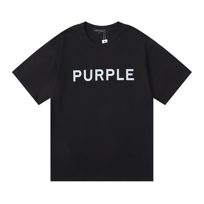 pu*re b*and loose cotton t-shirt round neck short sleeves for men