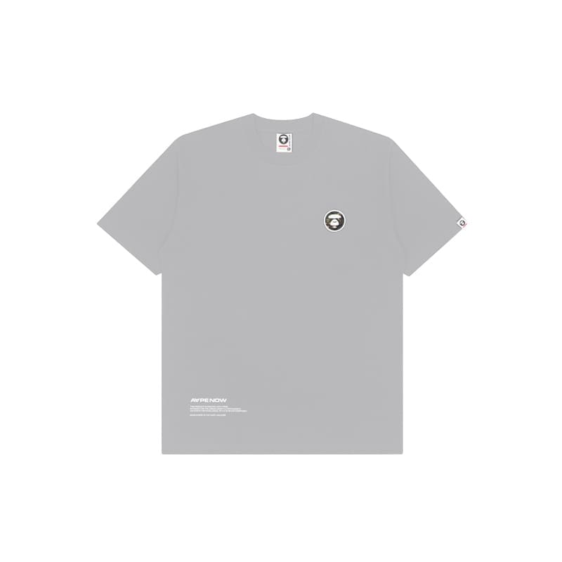 AAPE Camouflage Letter Print Loose Short Sleeve T-Shirt for Men and Women