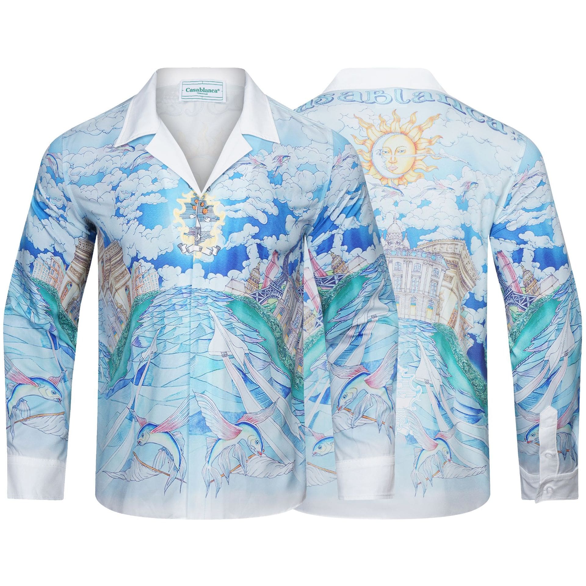 Casablanca Long Sleeve Fashion T-Shirt for Men