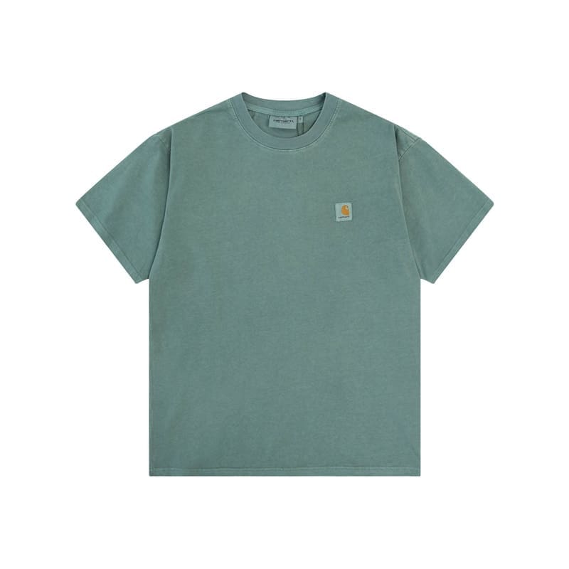 Carhartt Letter Embroidered Crew Neck T-Shirt Casual Style
